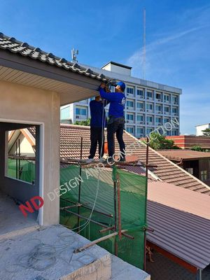 จำหน่าย ติดตั้ง รางน้ำฝนสำเร็จรูป Aqualine Lindab